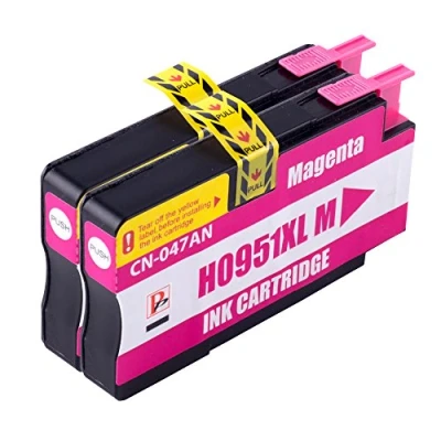 Image of 2 Magenta Compatible Ink Cartridge Replace 951XLM for HP Officejet Pro 8100 8600 8600+ 251dw 276dw Printers