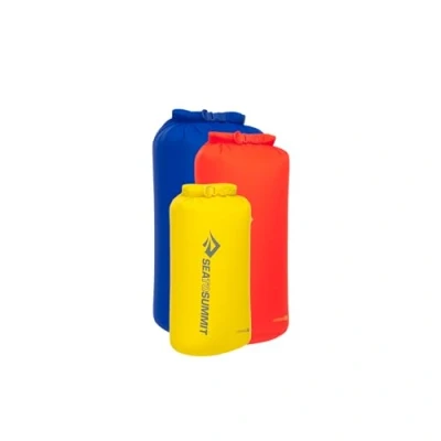 Image of Sea to Summit Lightweight Dry Bag Set 8, 13, 20L Surf The Web, Sulphur, Spicy Orange, Orange