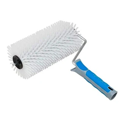 Image of Hand Spiked Aeration Roller 230mm x 110mm. Plastic Handle (1621)