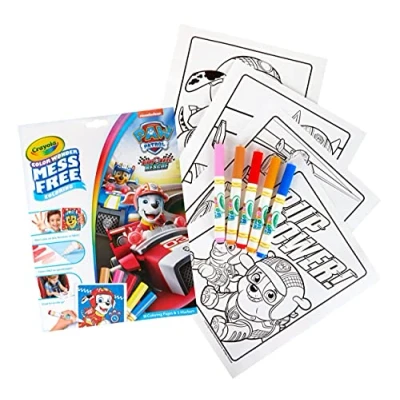 Image of Crayola Paw Patrol Color Wonder, Ready Race Rescue, Mess Free Coloring Pages &amp; Markers, Gift