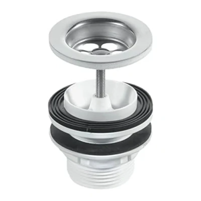 Image of McAlpine BSW11PC Centre Pin Waste to Suit Basin Bracket, White