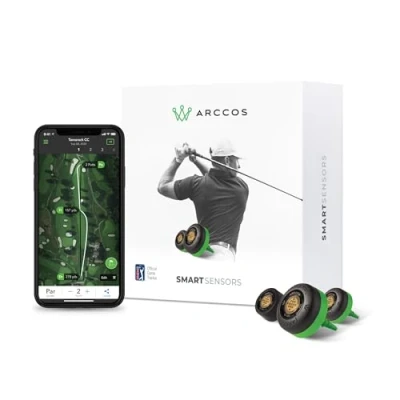 Image of Arccos Golf Smart Sensors Swing Trainer Aid First Ever A.I. Powered GPS Rangefinder Gen 3+
