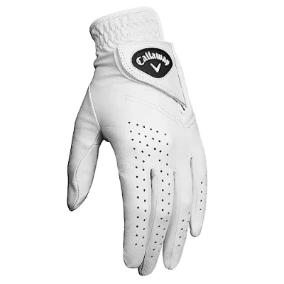 Image of CALLAWAY Women&#039;s Golf Gloves Dawn Patrol Left Hand, Large, White