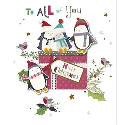 Image of All of You Button Box Special Christmas Greeting Card Xmas Cards 668223