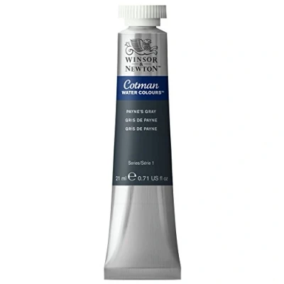 Image of Winsor &amp; Newton Cotman Water Colour Tube Payne&#039;s Gray 21 ml