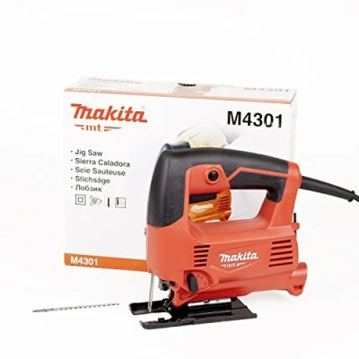 Image of Makita M4301 Jigsaw Red/Black, 21.4 x 7.5 20.2 cm