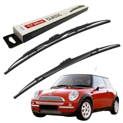 Image of Silbak Windscreen Wipers, fits for MINI R50,R53 (06/2001 07/2004) Front Wiper Blades, 480mm/450mm