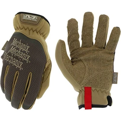 Image of Mechanix Wear: FastFit Work Gloves Touch Capable (Large, Brown)
