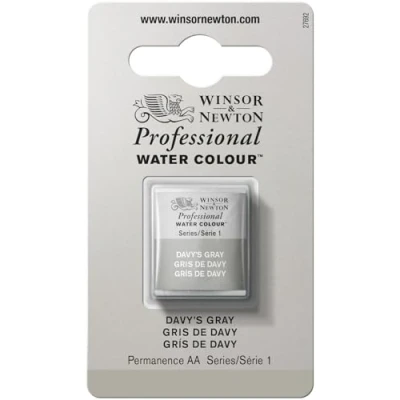 Image of Winsor &amp; Newton Half Pan Professional Water Colour, Davy&#039;s Gray