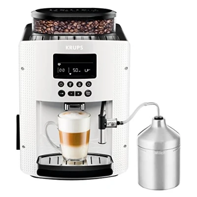Image of Krups Automatic Coffee Machine 1.8 l 15 bar, AutoCappuccino System, LC Display White