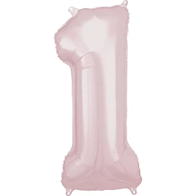 Image of Amscan 9911844 1St Birthday Pink Foil Balloon