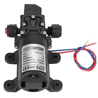 Image of 12V Diaphragm Pump, High Pressure Water Pumps DC12V 70W Self Priming Electric Sprayer Pump 6L/Min 0.9MPA 131PSI, for Caravan RV Camper Marine Boat Garden
