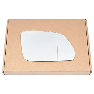 Image of Less4spares Wing Mirror Glass Right Compatible with VW Polo 2005 2009 STICK ON Driver Off Side Blind Spot