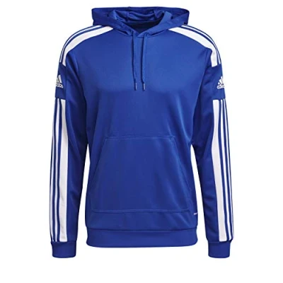 Image of adidas Men&#039;s Squadra 21 Hoodie, Royal Blue / White, XXL
