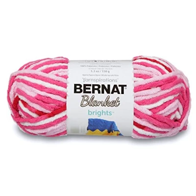 Image of BERNAT Blanket Brights, Raspberry Ribbon VARG, 150g