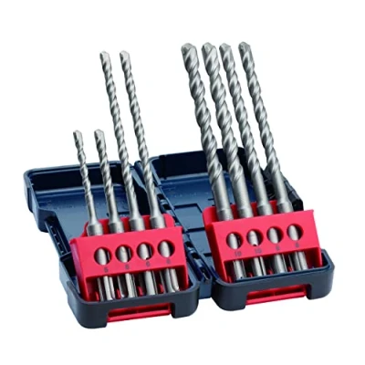 Image of Bosch Professional 8x SDS plus 3 Drill Bit Set (for Concrete, in Tough Box, Ø 510 mm, Accessories Rotary Hammer Drills)