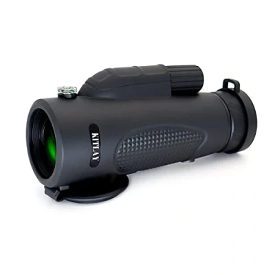 Image of Monocular Telescope,Upgrade 10x42 High Power Monoculars for Adults Compact with Smartphone Holder &amp; Metal Tripod BAK4 Prism Telescope Bird Watching, Camping, Hiking