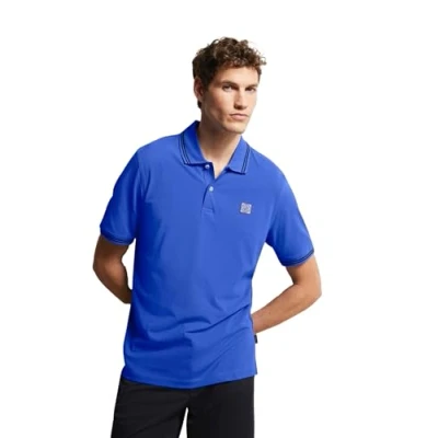 Image of bugatti Men&#039;s 8150 55001a Polo Shirt, Blue 350, L