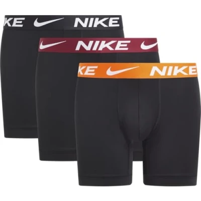 Image of Nike Underwear Brief 3 PACK Pants, Men&#039;s, Size: Small, Safety orange/team red/black