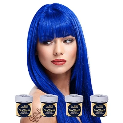 Image of 4 x LaRiche Directions hair tint, midnight blue 88 ml