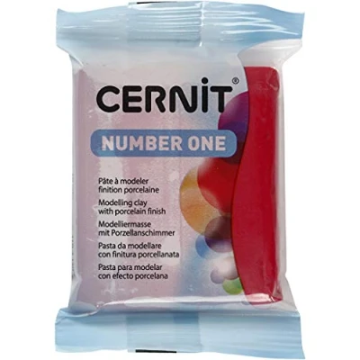Image of CERNIT 1 Piece Clay N1 56 G CARMINE, Carmine Red