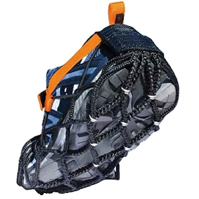 Image of Ezyshoes Xtrem Anti Slip Over Shoe Grips, Xtrem, Black, XL/44 48