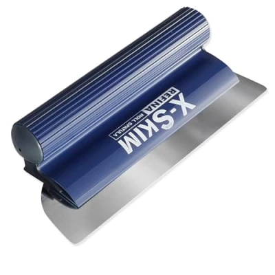 Image of REFINA X Skim Skimming Blade 12 (300mm) Plastering Spatula with Interchangeable Stainless Steel Roll Grip Rendering, Flooring, Drywalling &amp; Tools