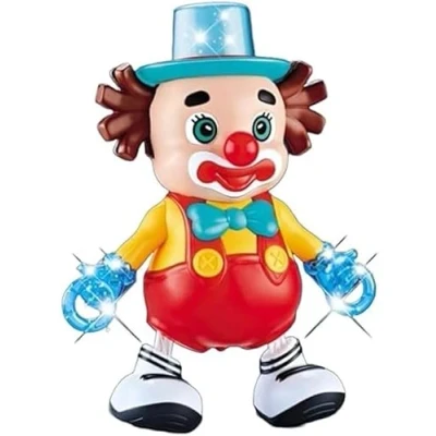 Image of PEBBLE HUG Dancing Clown, Flashing Lights, Joker Funny Face, Promotes Interactive Play, Easy to use, Intelligence, Joker, Sturdy Construction