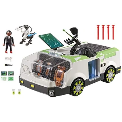 Image of Playmobil 6692 Super 4 Techno Chameleon with Gene, Fun Imaginative Role Play, PlaySets Suitable for Children Ages 4+