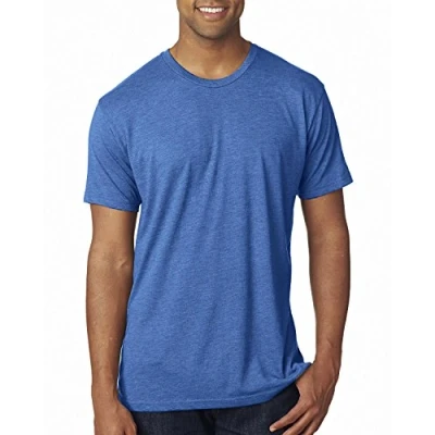 Image of Next Level Men&#039;s Tri Blend Crew VINTAGE ROYAL 6010 L