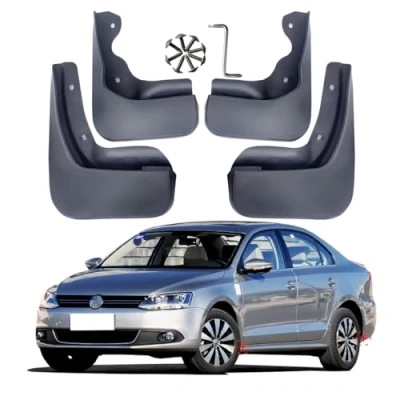 Image of Car Mud Flaps For Volkswagen Jetta Mk6 Vento Sedan 2011 2014 Splash Guards Flap VW A6 Mudguards Front Rear 4pcs