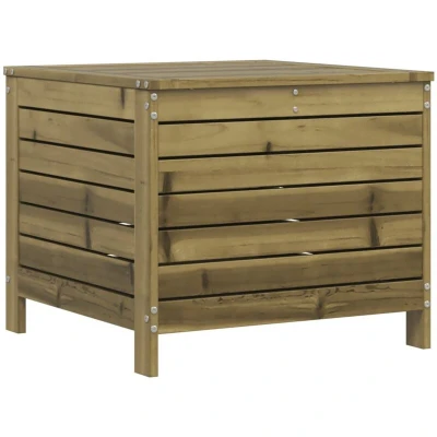 Image of vidaXL Garden Footstool 62x63.5x53.5 cm Impregnated Wood Pine