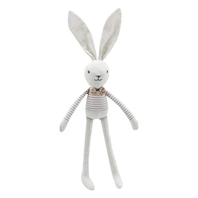 Image of Wilberry Linen Hare with Bow Tie Soft Toy WB004220