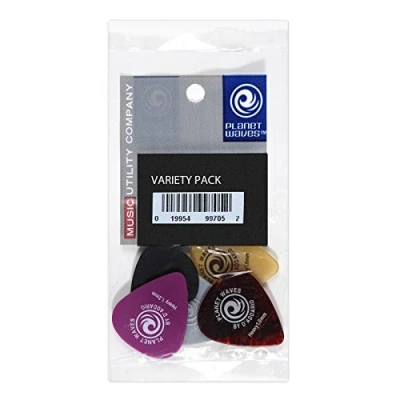 Image of Planet Waves 1XVP4 5 Medium Assorted Guitar Picks (Pack of 5)