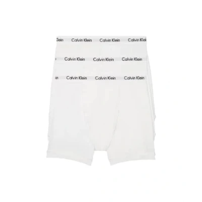 Image of Calvin Klein Men&#039;s Cotton Stretch 3 Pack Boxer Brief, White, S