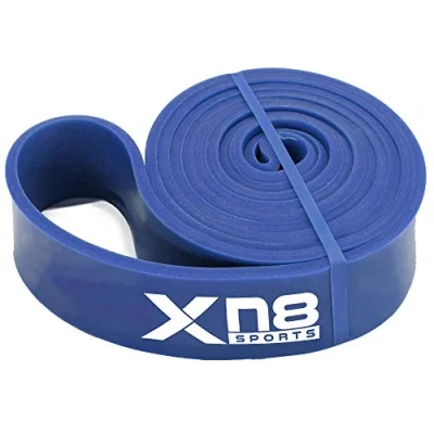 Image of XN8 Resistance Bands Pull Up Assist Loop for Powerlifting and Yoga Exercise, Fitness, Training Stretching Men Women (Blue)