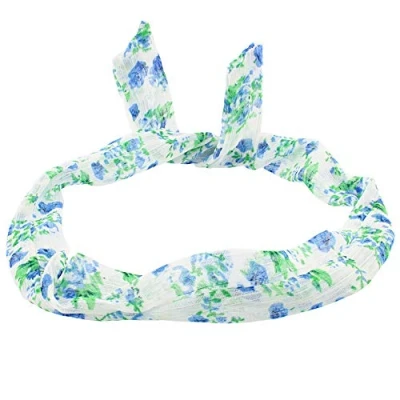 Image of Zac&#039;s Alter Ego Floral Print Vintage Look Wire Headband