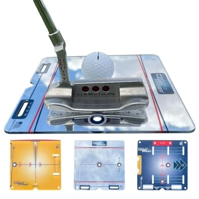 Image of Eyeline Golf Putting Mirror, Circuit Trainer, Portable Alignment Training Aids with Carry on Bag, Indoor and Outdoor Practice, Accessories, for Trainer