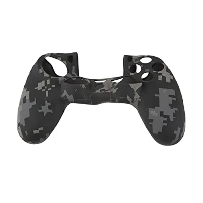Image of Kuuleyn Game Console Protector, Handle PS4 Controller Silicone Cover, Soft Sleeve Dustproof Case Cover For Controller(Gray)