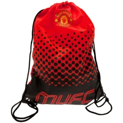 Image of Man United Unisex Gym Bag (One Size) (Red)