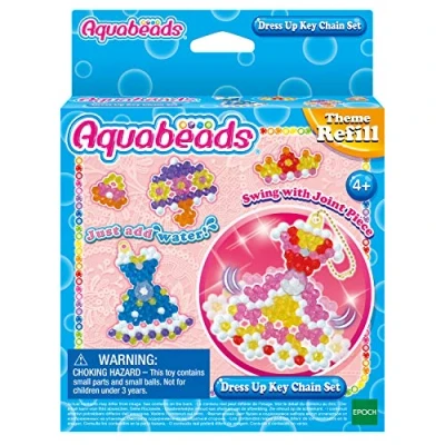 Image of Aquabeads Dress Up Key Chain Set, Art &amp; Craft bead kit