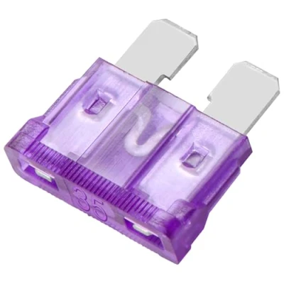 Image of Heschen Standard Blade Fuse ATC 35 Auto Assorted Car Truck 35A Purple Pack of 50