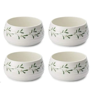 Image of Sophie Conran for Portmeirion Mistletoe Small Dish Set of 4