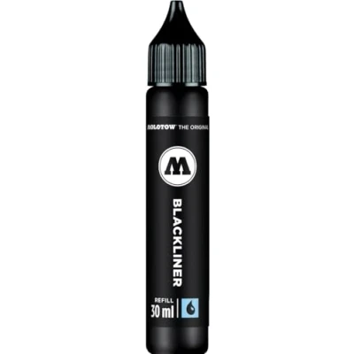 Image of Molotow Blackliner Black Marker Brush MO200486 Refill Ink