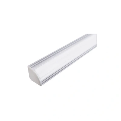 Image of Corner Surface Mount Frosted Diffuser Aluminium Profile Rail 2 Metre Integral LED