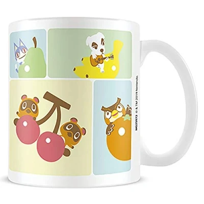 Image of Pyramid International Animal Crossing Cup Characters Melinda Tom Nook Nintendo Ceramic White Mug, MG25973