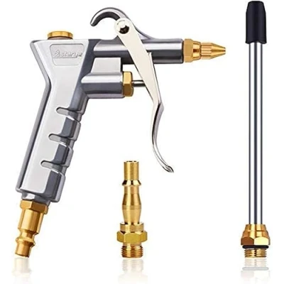 Image of Noosverl Air Gun Blower for Compressor Duster, Gun,Dust Airline with Extension Nozzle, 1/4&quot; BSP British &amp; German Duster Cleaning Tool