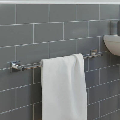 Image of Architeckt Mercury Chrome Towel Rail