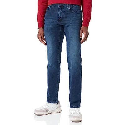 Image of bugatti Men&#039;s 3038d 26679 Jeans, Navy, 31 W/32 L