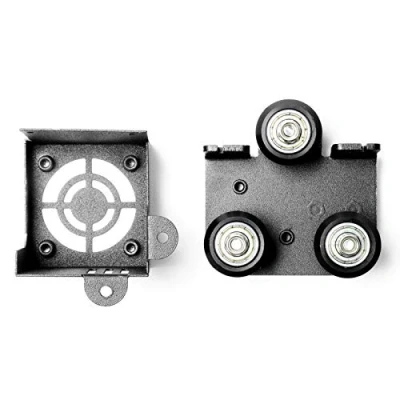 Image of HUAYUWA Metal X axis Carriage Plate with Fan Cover Replacement Fits for Creality CR 10 10S S Ender 3 4 TEVO 3D Printer